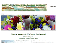 Tablet Screenshot of motoravenuemarket.com